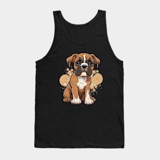 Puppy boxer Tank Top